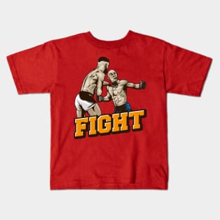 fighter puch each other Kids T-Shirt